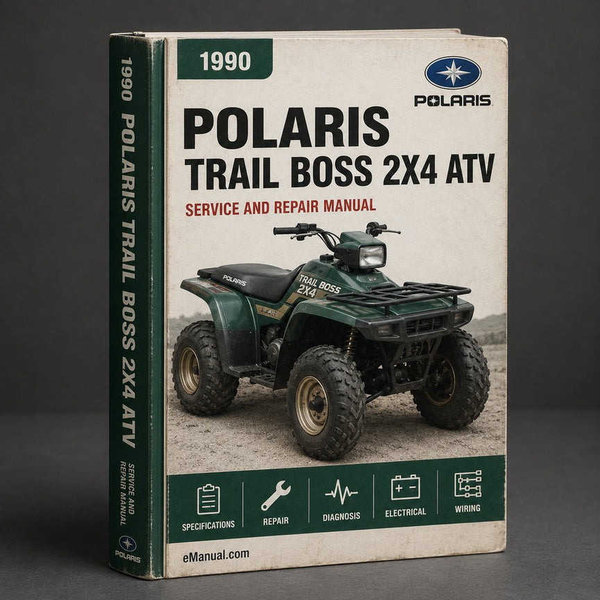 1990 POLARIS TRAIL BOSS 2X4 ATV Service Repair Manual
