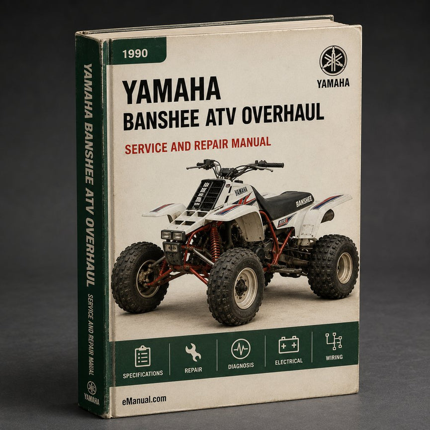 1990 Yamaha BANSHEE ATV Service Repair Maintenance Overhaul Manual