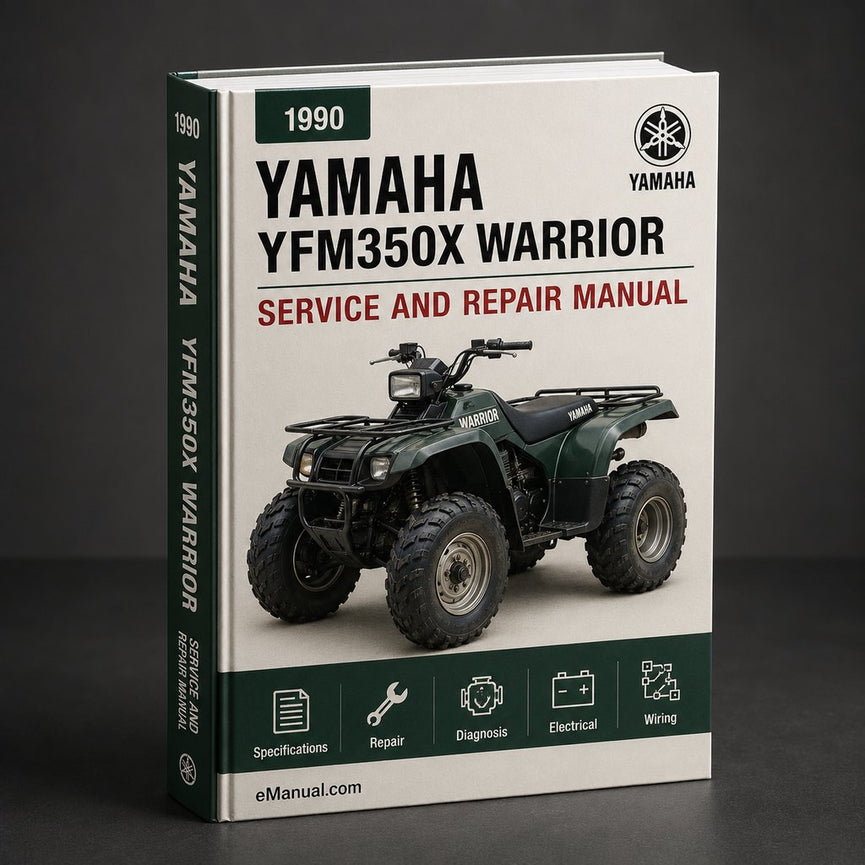 1990-2001 Yamaha YFM350X Warrior Service Repair Manual