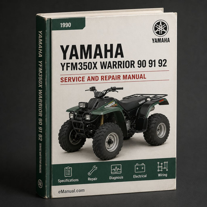 1990-2001 Yamaha YFM350X Warrior Service Repair Manual ( 90 91 92 93 94 95 96 97 98 99 00 01 )