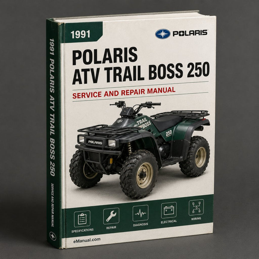 1991 ATV Polaris Trail Boss 250 Service Repair Manual