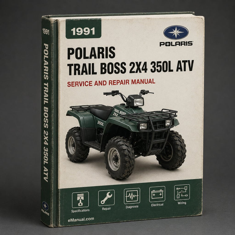 1991 POLARIS TRAIL BOSS 2X4 350L ATV Service Repair Manual