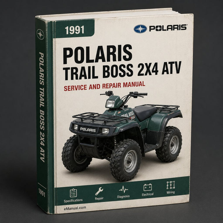 1991 POLARIS TRAIL BOSS 2X4 ATV Service Repair Manual