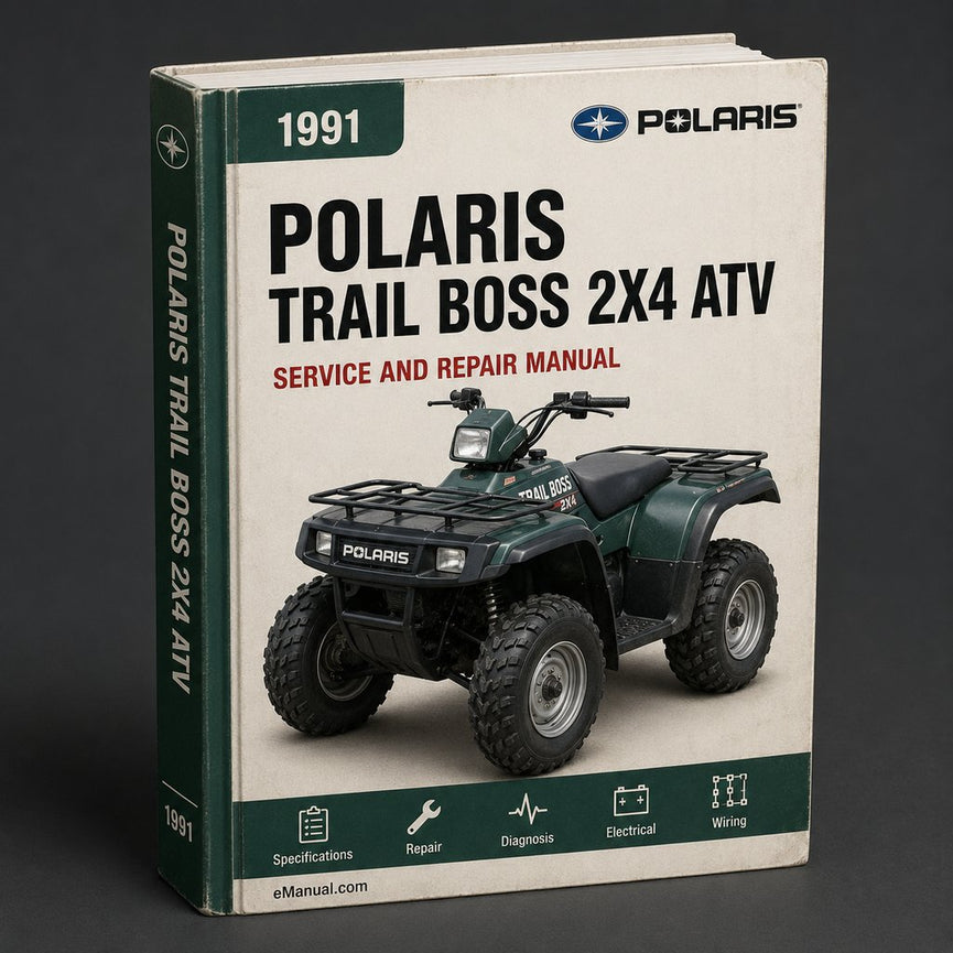 1991 POLARIS TRAIL BOSS 2X4 ATV Service Repair Manual