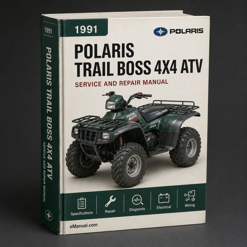 1991 POLARIS TRAIL BOSS 4X4 ATV Service Repair Manual