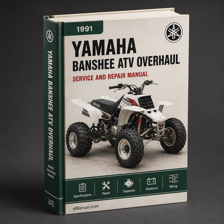 1991 Yamaha BANSHEE ATV Service Repair Maintenance Overhaul Manual