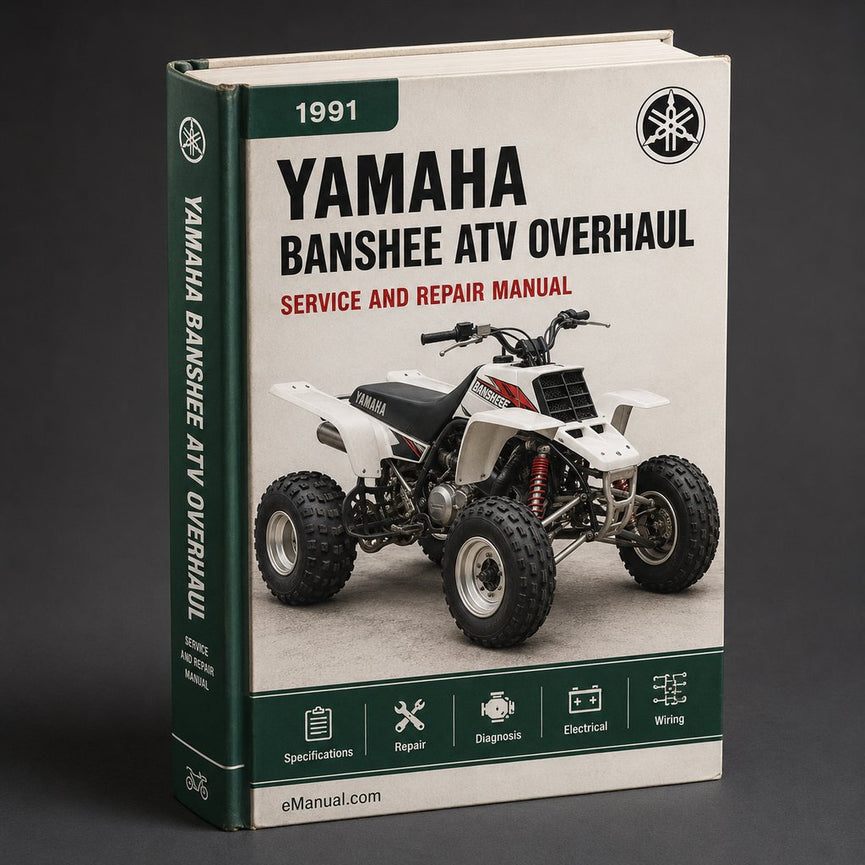 1991 Yamaha BANSHEE ATV Service Repair Maintenance Overhaul Manual