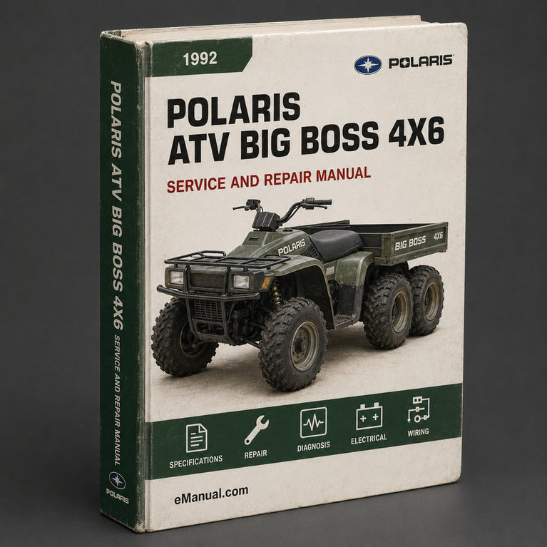 1992 ATV Polaris Big Boss 4x6 Service Repair Manual