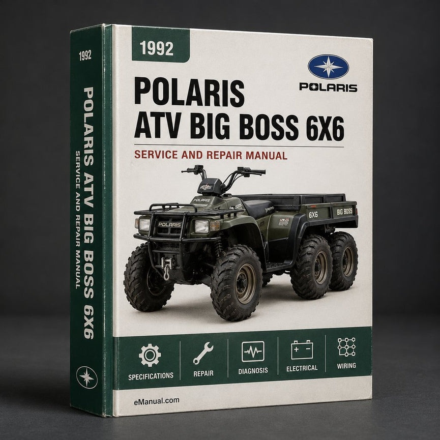 1992 ATV POLARIS BIG BOSS 6X6 Service Repair Manual
