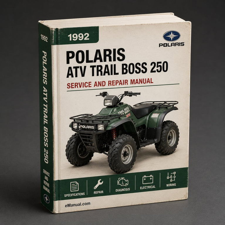 1992 ATV Polaris Trail Boss 250 Service Repair Manual