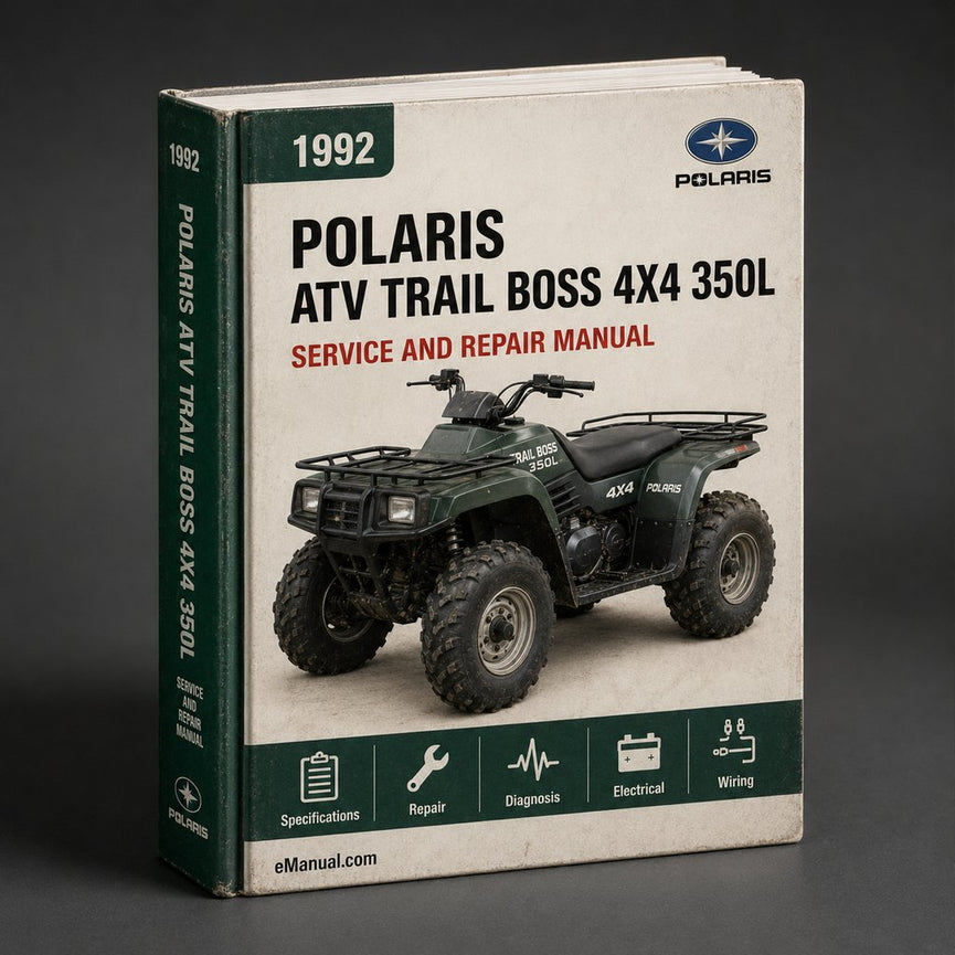 1992 ATV Polaris Trail Boss 4x4 350L Service Repair Manual