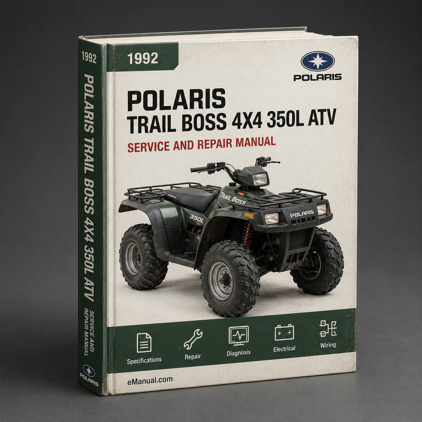 1992 POLARIS TRAIL BOSS 4X4 350L ATV Service Repair Manual