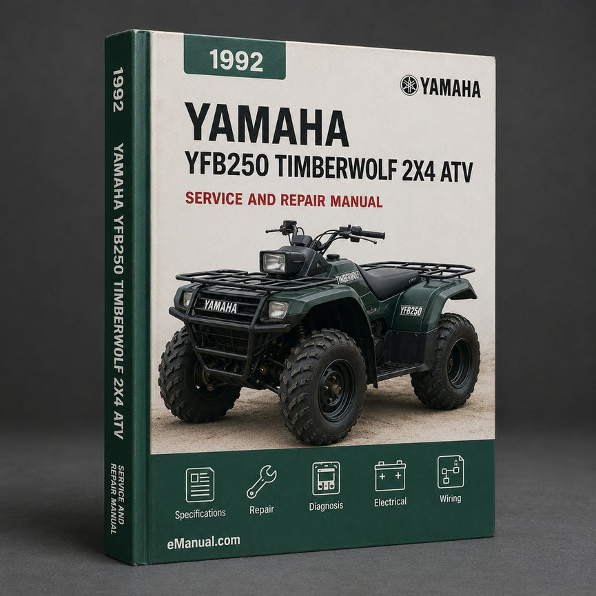 1992-1998 Yamaha YFB250 Timberwolf 2X4 ATV Repair Manual