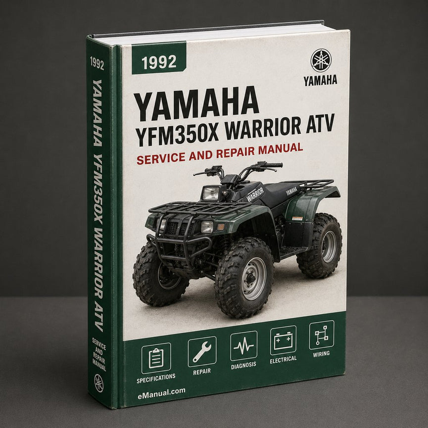 1992-2001 Yamaha YFM350X Warrior ATV Service Repair Manual