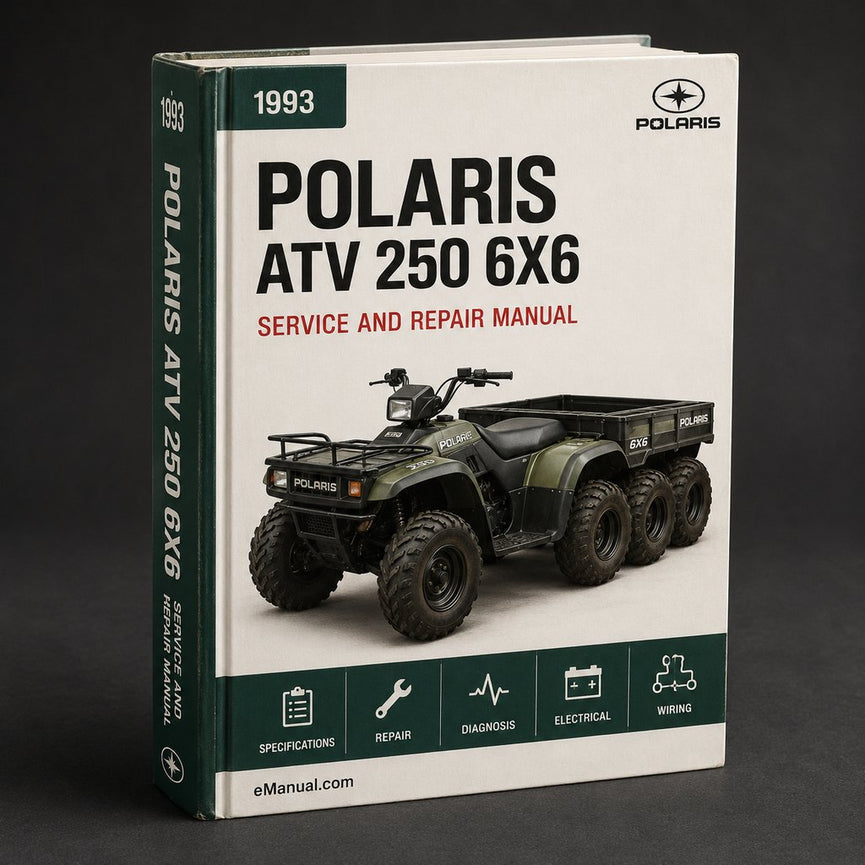 1993 ATV POLARIS 250 6X6 Service Repair Manual