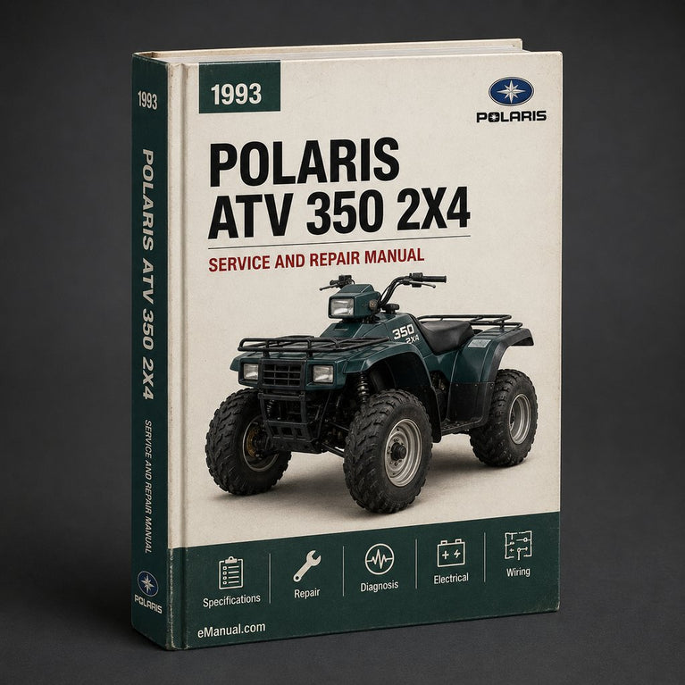 1993 ATV POLARIS 350 2X4 Service Repair Manual