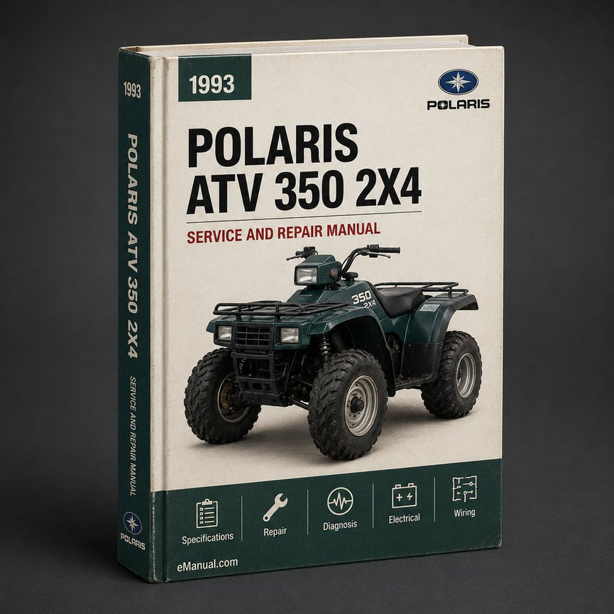 1993 ATV POLARIS 350 2X4 Service Repair Manual