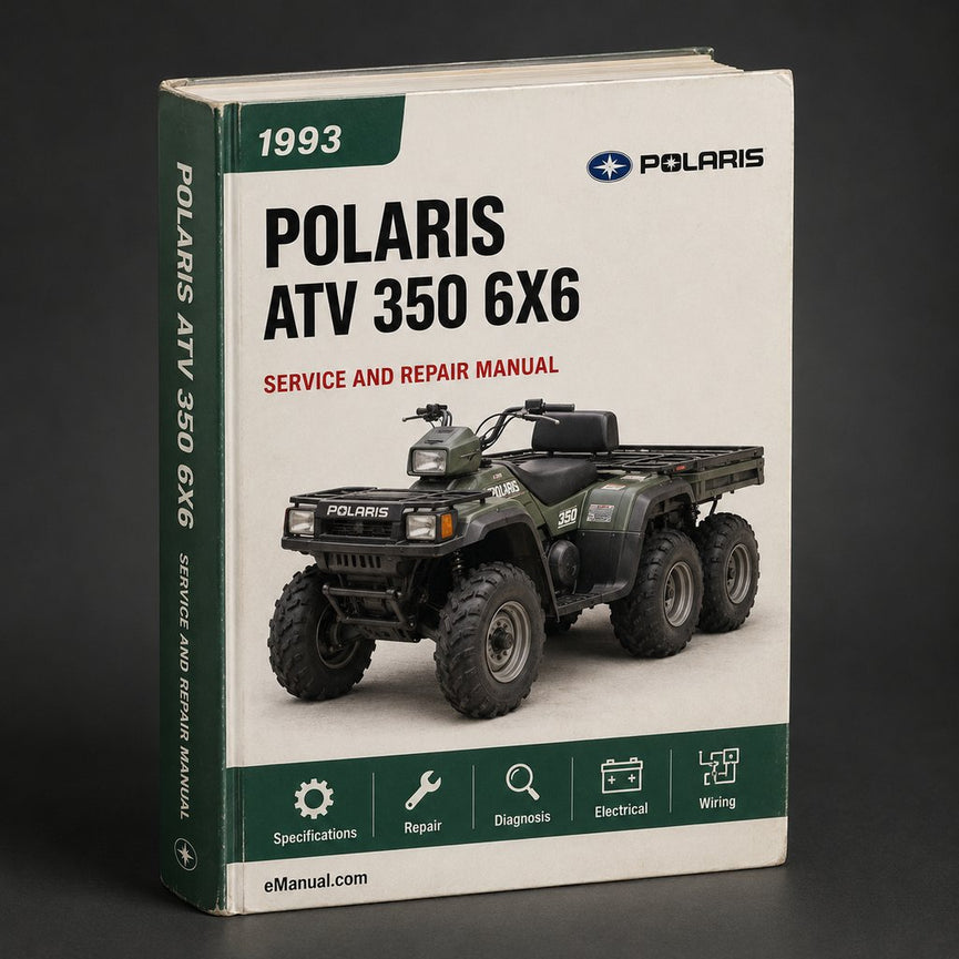 1993 ATV POLARIS 350 6X6 Service Repair Manual