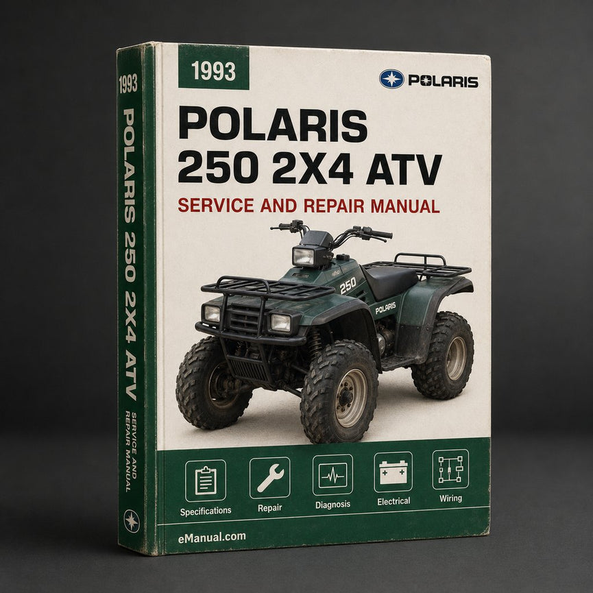 1993 POLARIS 250 2X4 ATV Service Repair Manual