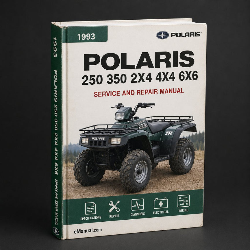 1993 Polaris 250 350 2X4 4X4 6X6 Trail Boss Sportsman Repair