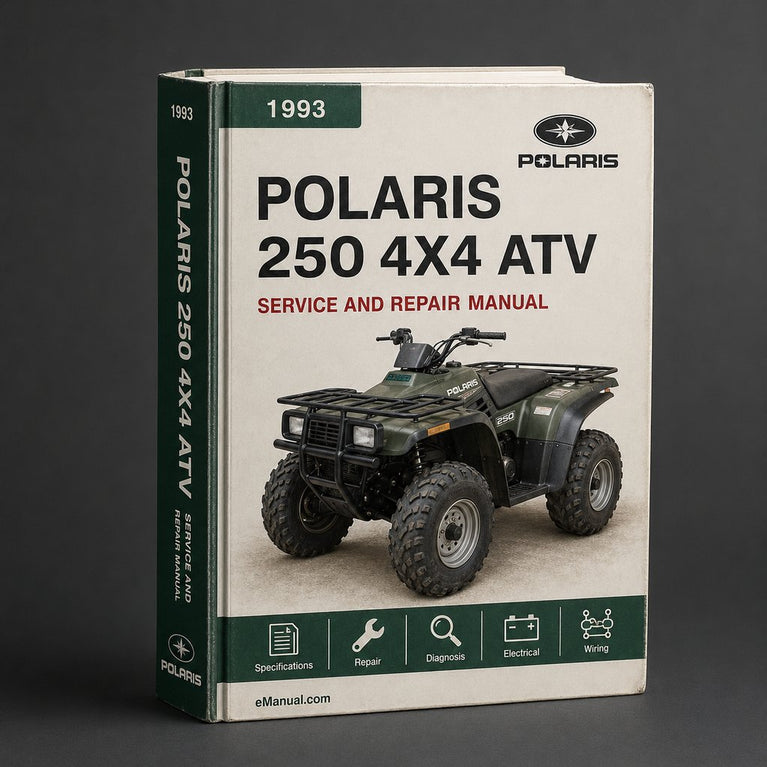 1993 POLARIS 250 4X4 ATV Service Repair Manual