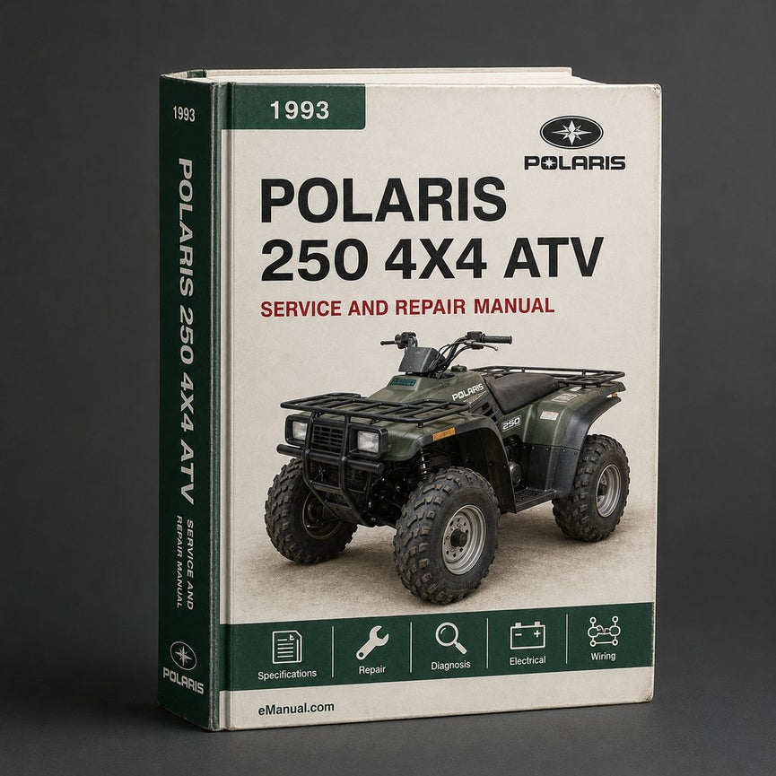 1993 POLARIS 250 4X4 ATV Service Repair Manual