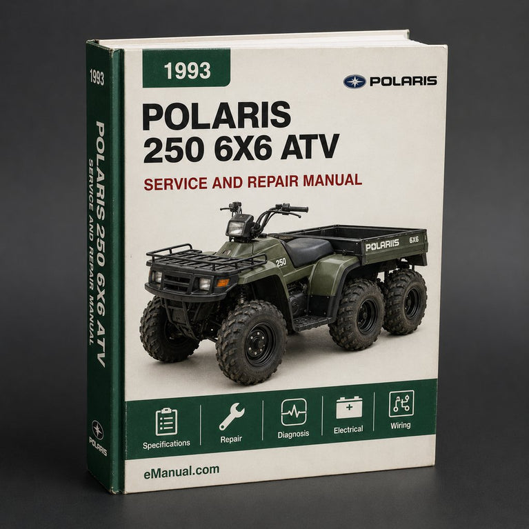 1993 POLARIS 250 6X6 ATV Service Repair Manual