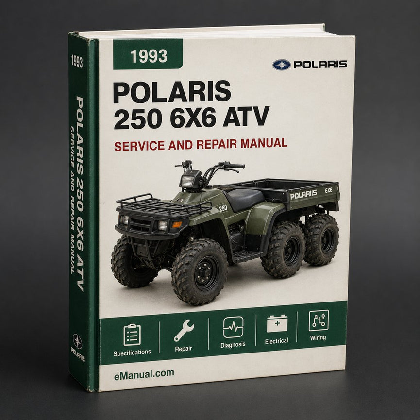1993 POLARIS 250 6X6 ATV Service Repair Manual