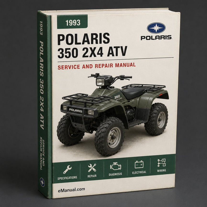 1993 POLARIS 350 2X4 ATV Service Repair Manual