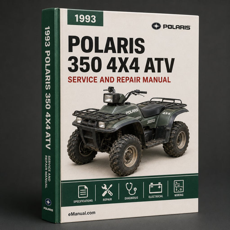 1993 POLARIS 350 4X4 ATV Service Repair Manual