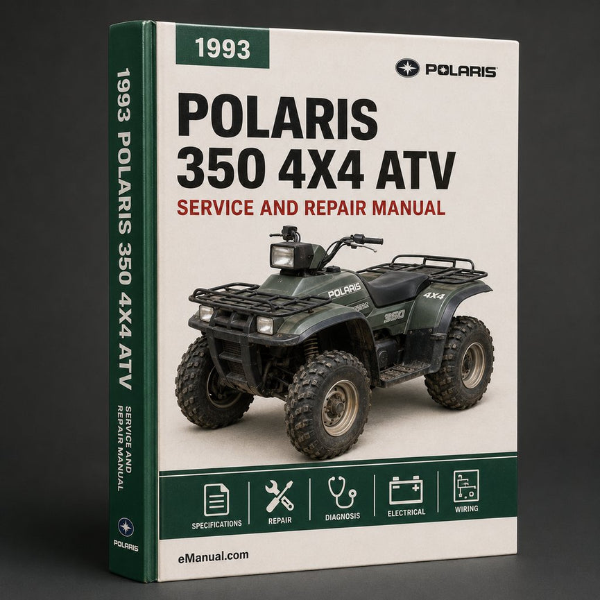 1993 POLARIS 350 4X4 ATV Service Repair Manual