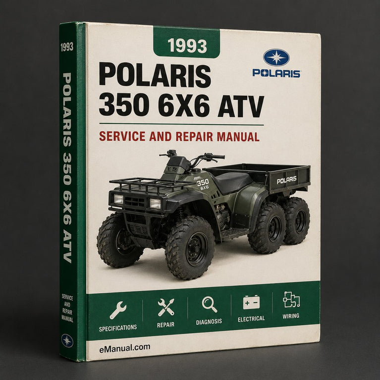 1993 POLARIS 350 6X6 ATV Service Repair Manual