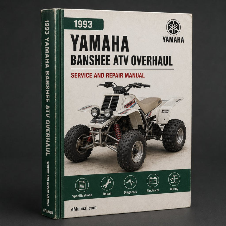 1993 Yamaha BANSHEE ATV Service Repair Maintenance Overhaul Manual