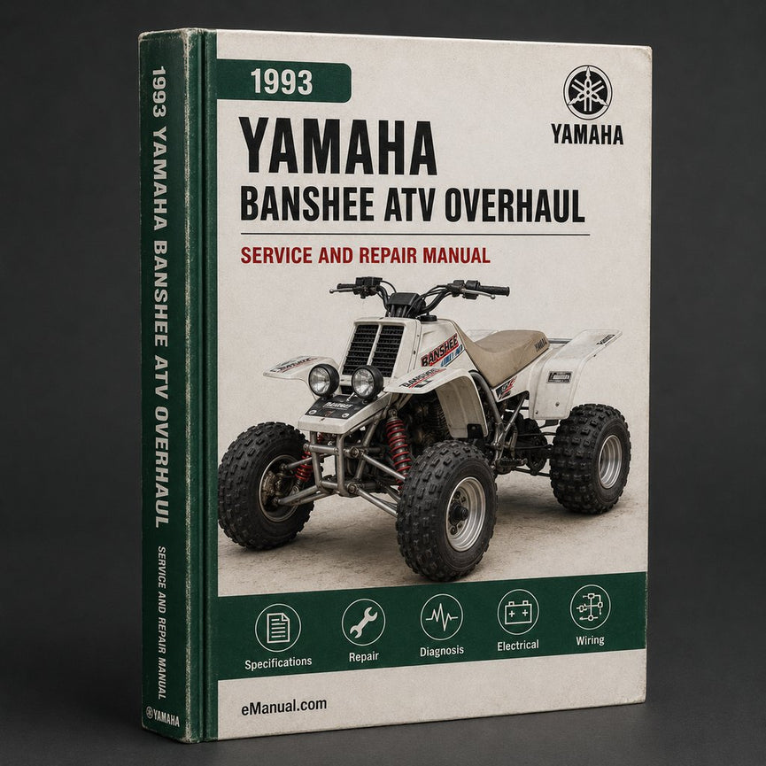 1993 Yamaha BANSHEE ATV Service Repair Maintenance Overhaul Manual