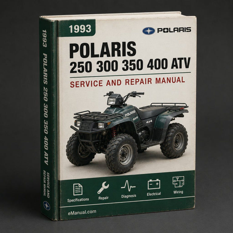 1993-1995 Polaris 250 300 350 400 ATV Workshop Service Repair Manual PDF Download