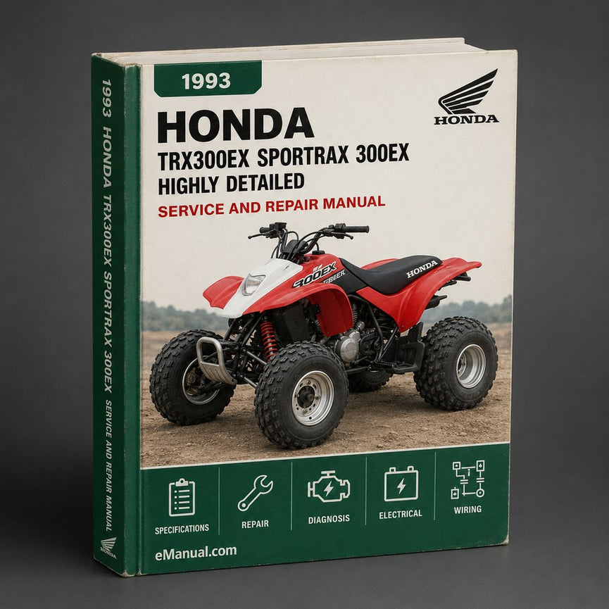 1993-2000 TRX300EX Sportrax 300EX Service Repair Manual (Highly Detailed FSM Preview)