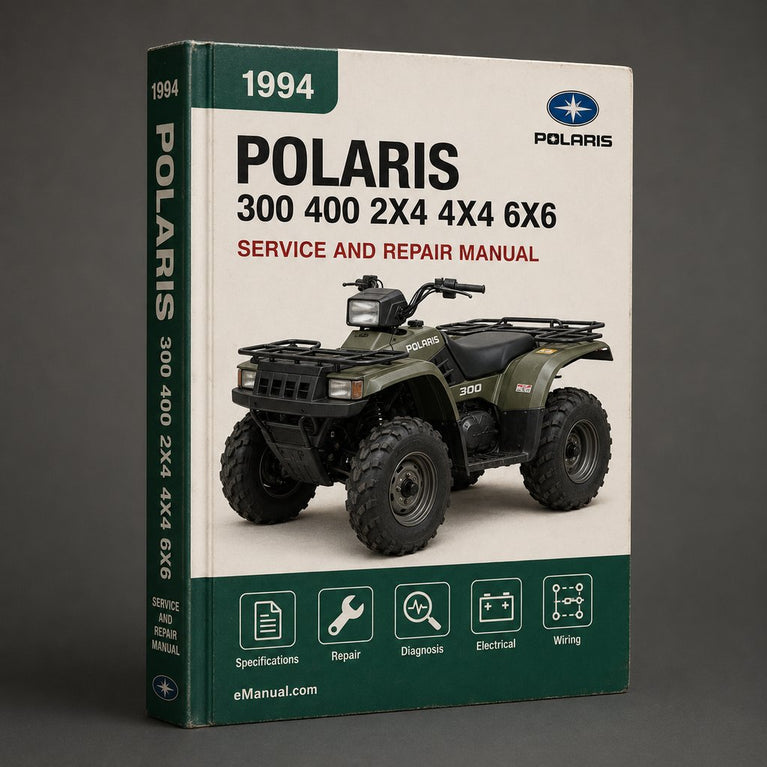 1994 Polaris 300 400 2X4 4X4 6X6 Sportsman 4X4 Sport Repair