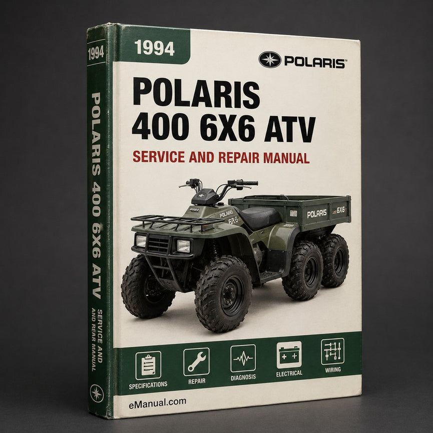 1994 POLARIS 400 6X6 ATV Service Repair Manual