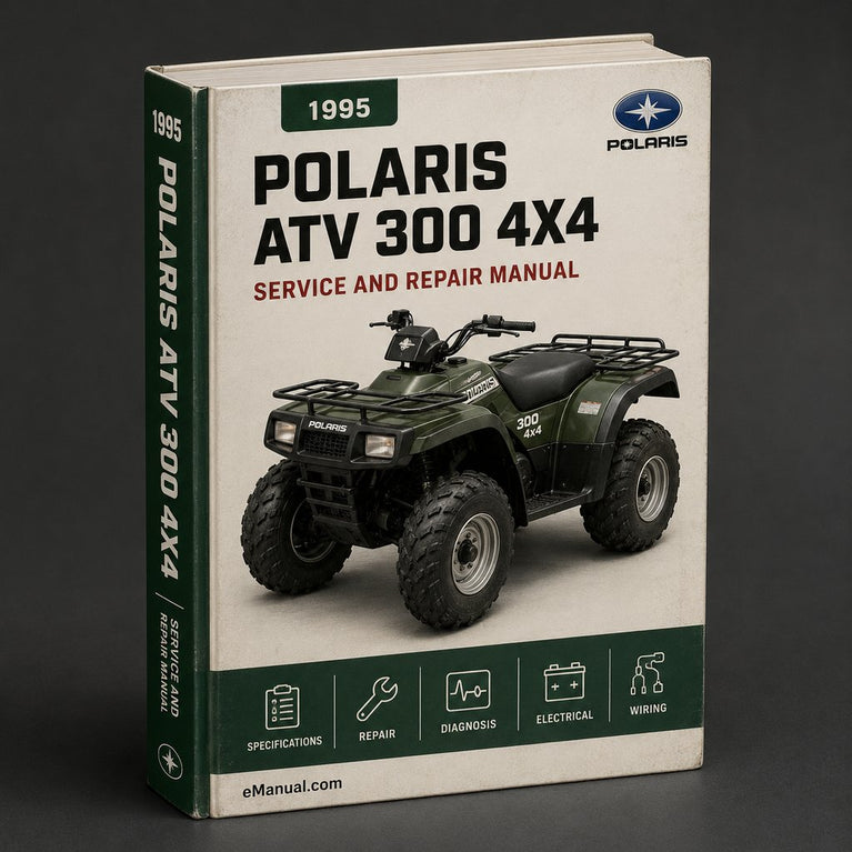 1995 ATV Polaris 300 4x4 Service Repair Manual