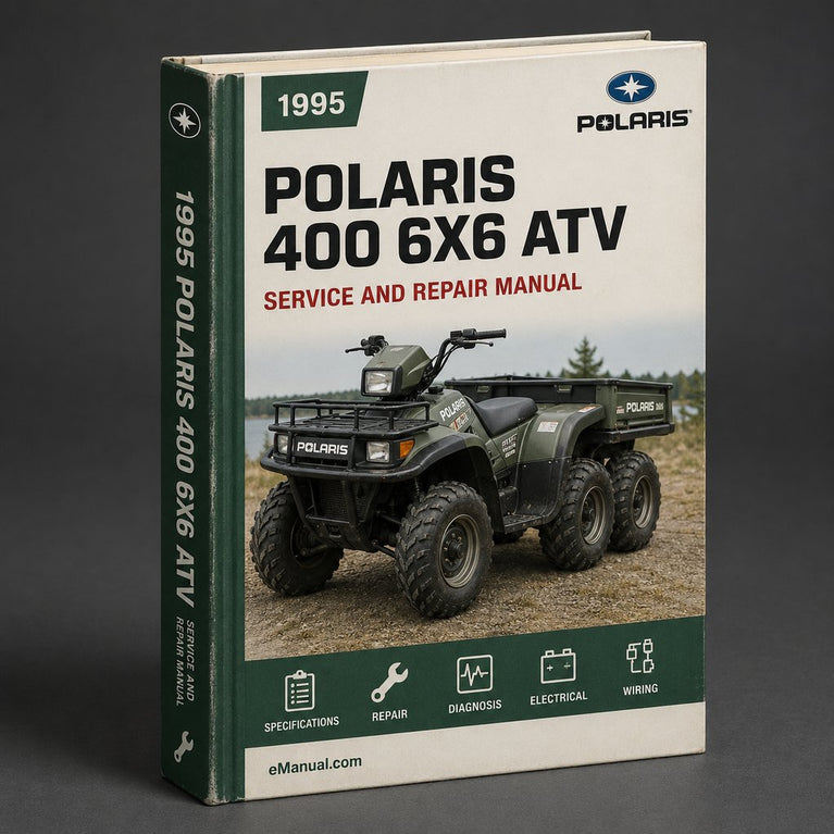 1995 POLARIS 400 6X6 ATV Service Repair Manual