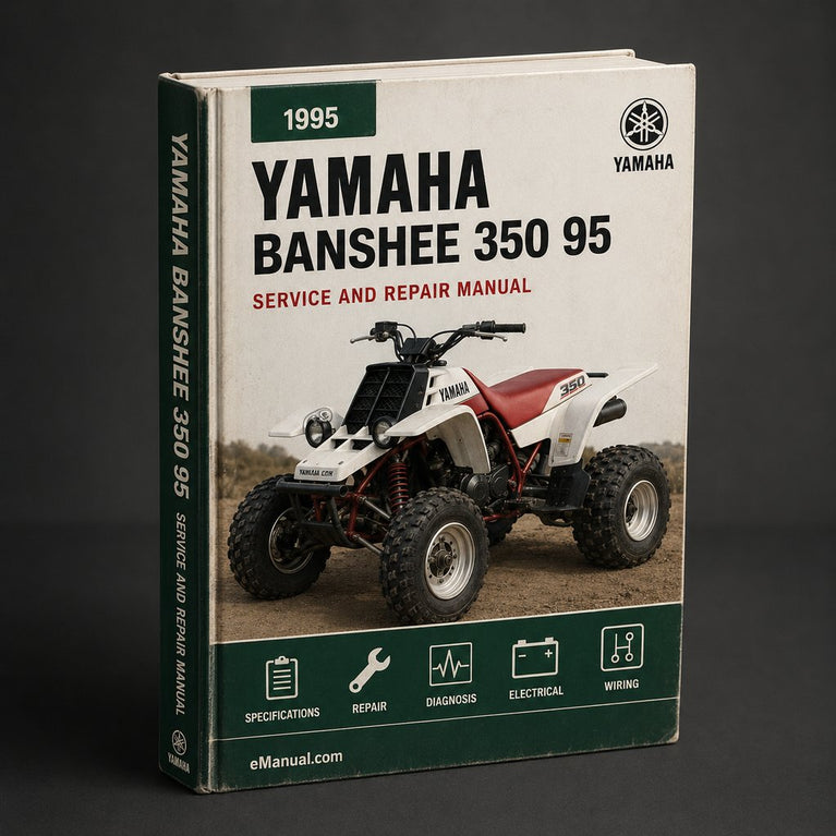 1995 Yamaha Banshee 350 Service Repair Manual 95