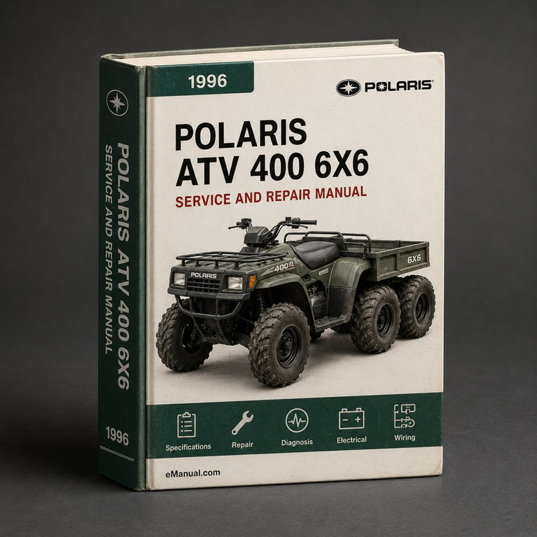 1996-1998 Polaris Atv 400 6x6 Workshop Service Repair Manual PDF Download
