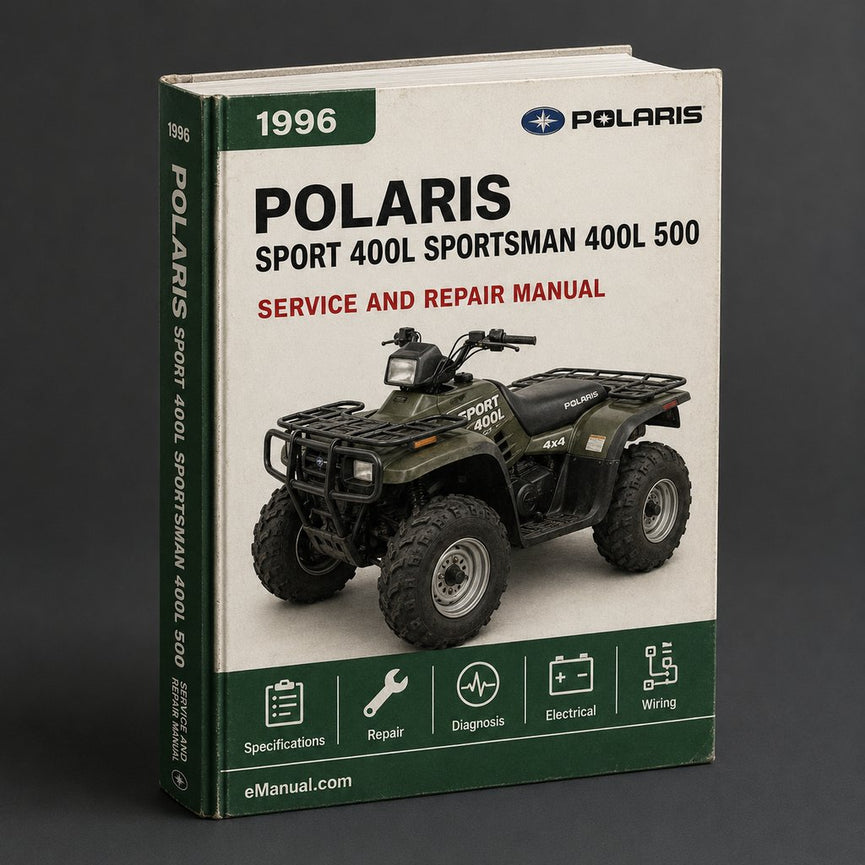 1996-1998 Polaris Sport 400L Sportsman 400L 500 ATV Service Repair Manual