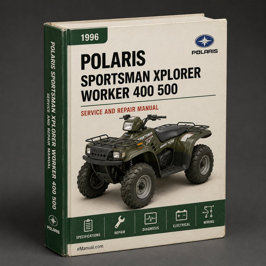 1996-2003 POLARIS SPORTSMAN XPLORER WORKER 400 500 ATV Service Repair Manual PDF Download