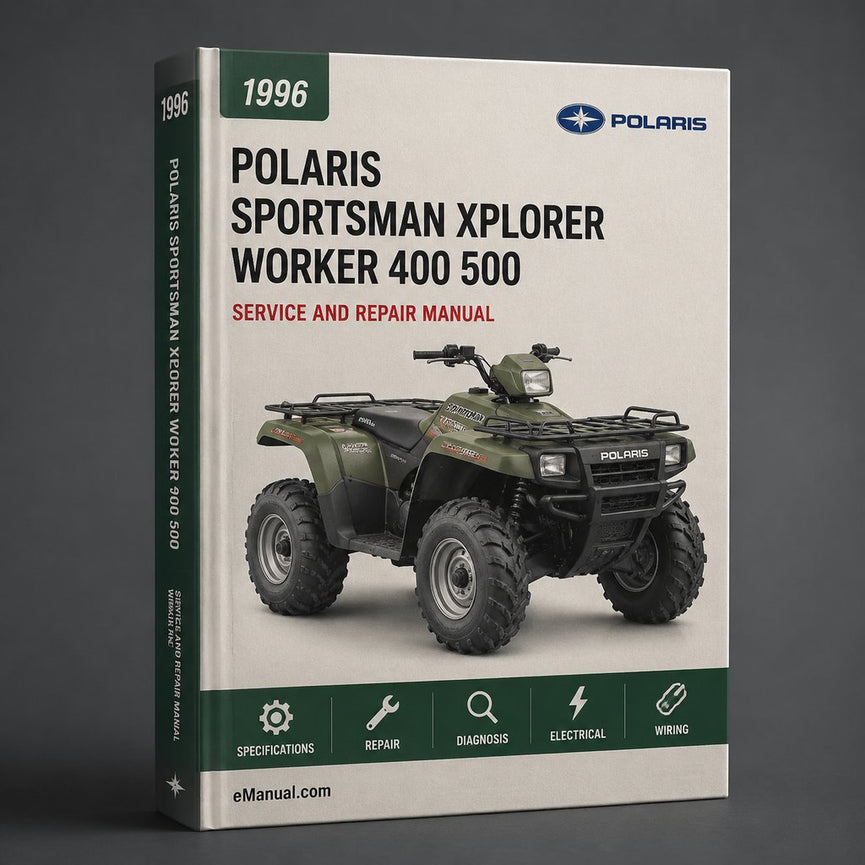 1996-2003 Polaris Sportsman Xplorer Worker 400 500 ATVs Service Repair Manual (Highly Detailed FSM PDF Preview) Download