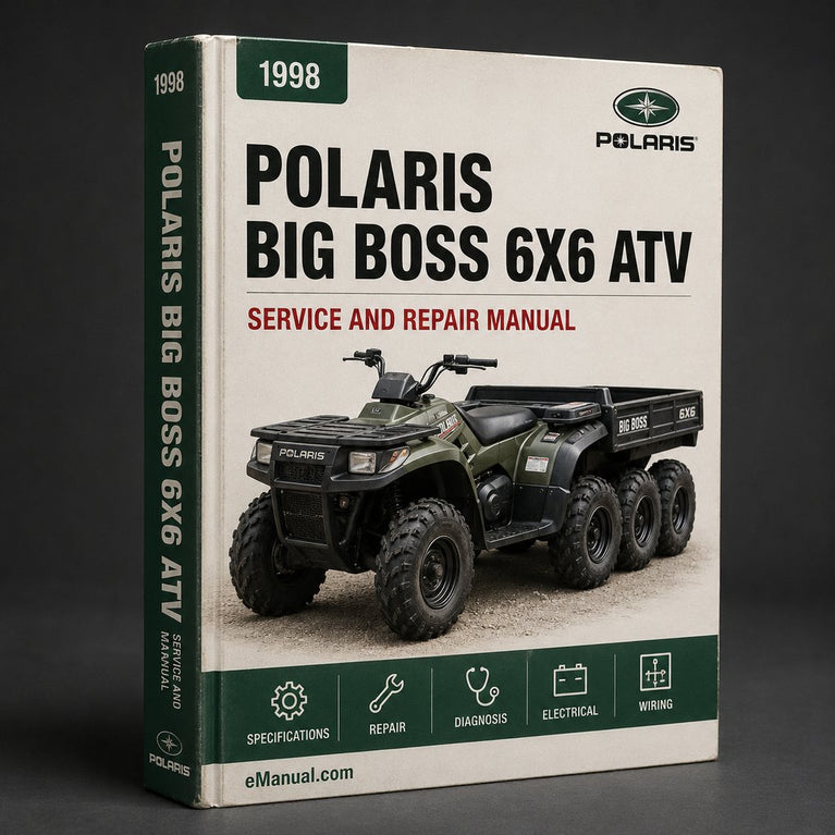1998-1999 Polaris Big Boss 6x6 ATV Repair Manual