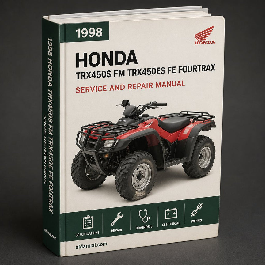 1998-2004 HONDA TRX450S FM TRX450ES FE FOURTRAX FOREMAN Service Repair Manual