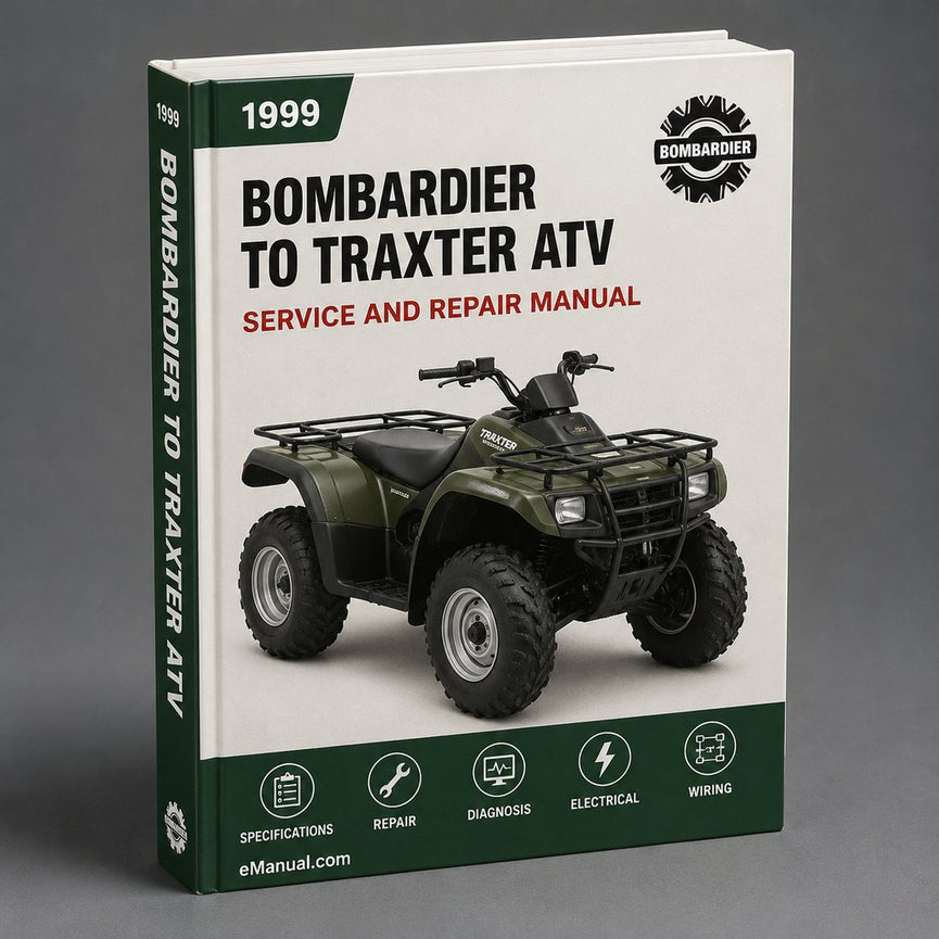 1999 to 2000 Bombardier Traxter ATV Service Repair Manual