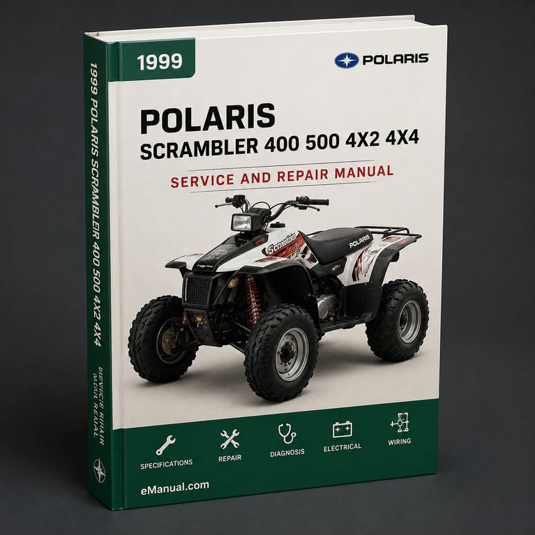 1999-2000 Polaris Scrambler 400 500 4x2 4x4 ATV Repair PDF