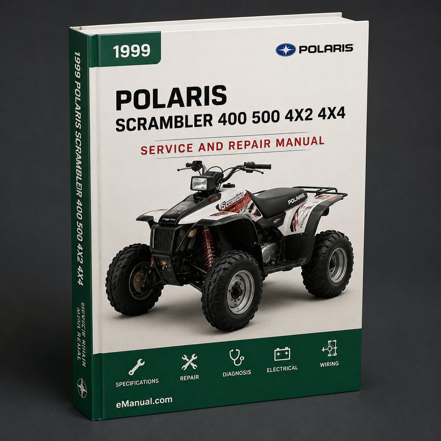 1999-2000 Polaris Scrambler 400 500 4x2 4x4 ATV Repair PDF